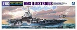 Aoshima 1/700th WATERLINE KIT AIRCRAFT CARRIER HMS ILLUSTRIOUS 05104