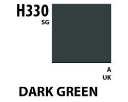 Mr Hobby Aqueous Hobby Color H330 Dark Green BS381C481 Semi-Gloss 10ml