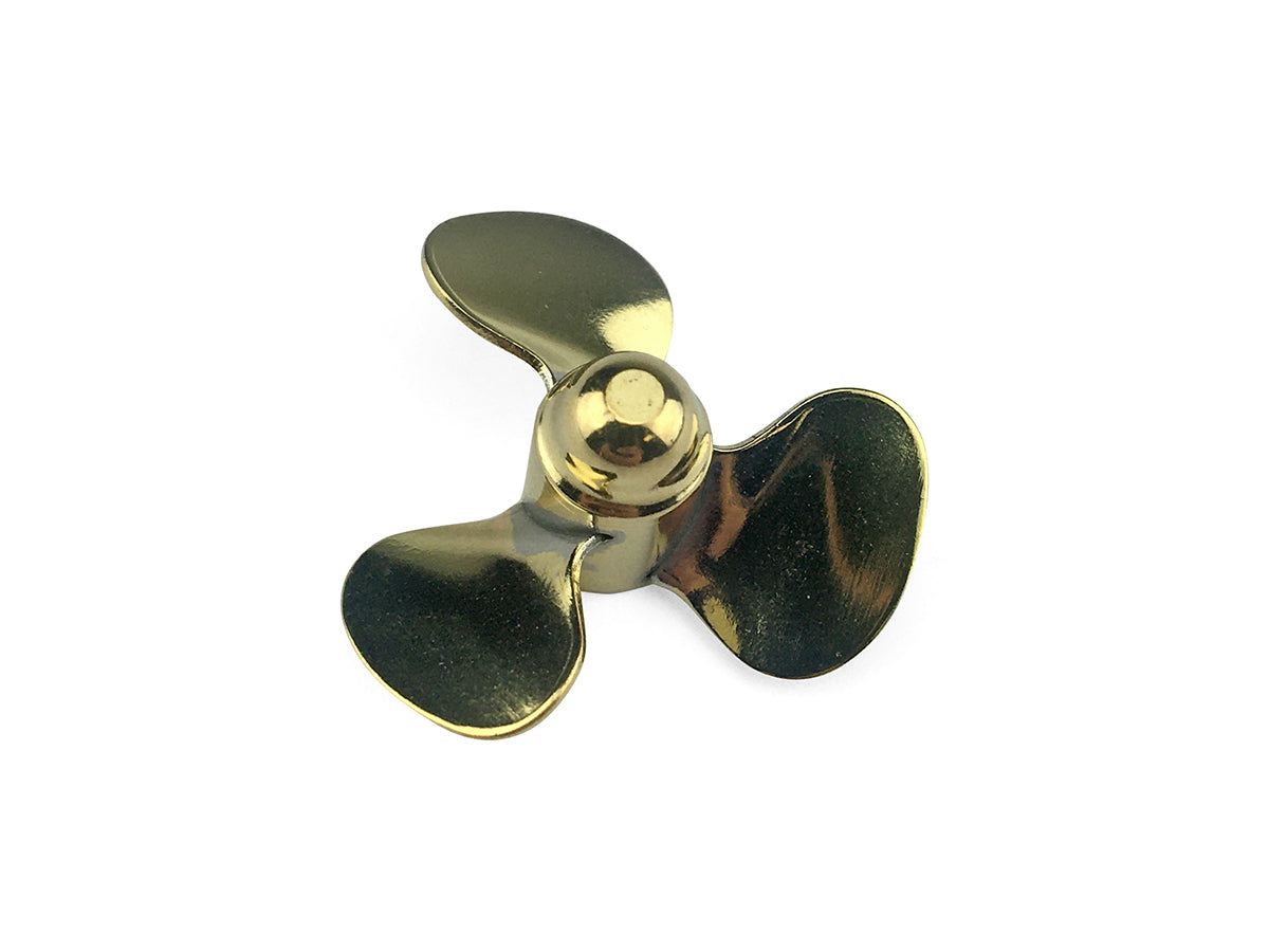 Brass Propeller (Classic) 3 Blade 20mm M4 RH