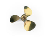 Brass Propeller (Classic) 3 Blade 40mm M4 RH