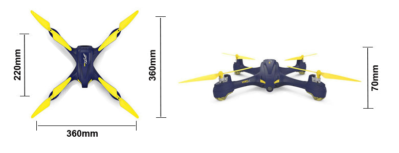 HUBSAN 507A X4 STAR Pro W/GPS 720P 1KEY FOLLOW WiFi WAYPOINT