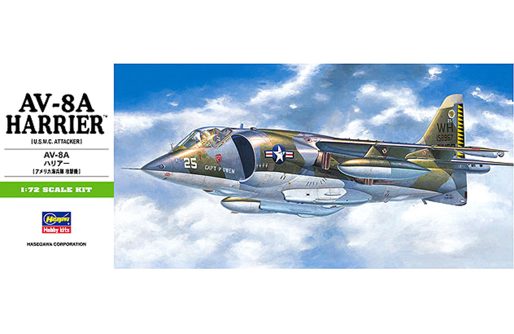 Hasegawa 1:72 Av-8A Harrier Kit HAB10