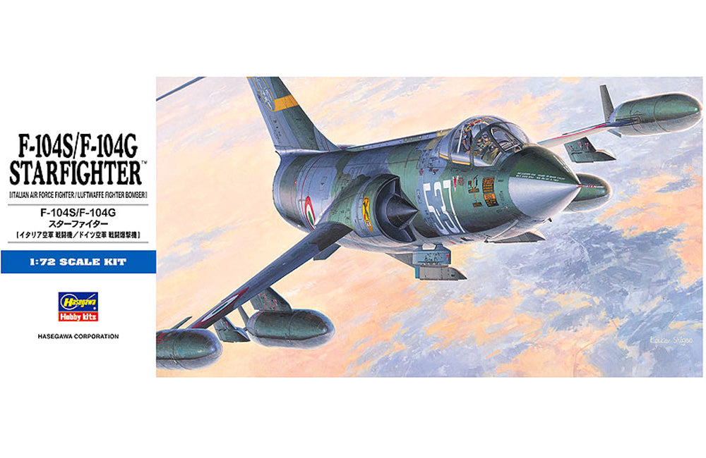 Plastic Kit Hasegawa 1:72 F-104S/F-104G