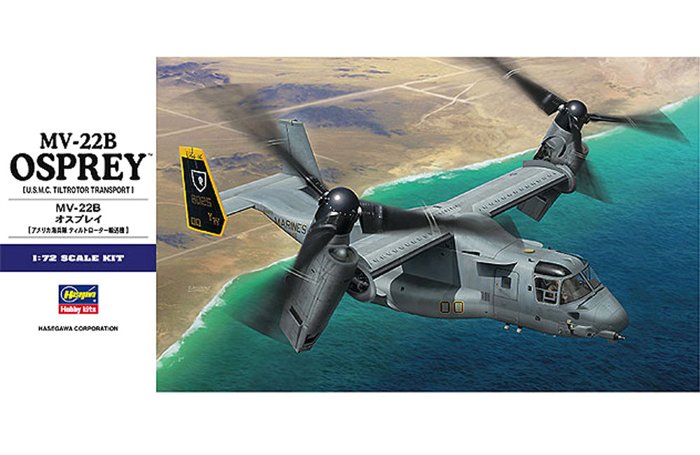 Plastic Kit Hasegawa 1:72 Mv-22B Osprey