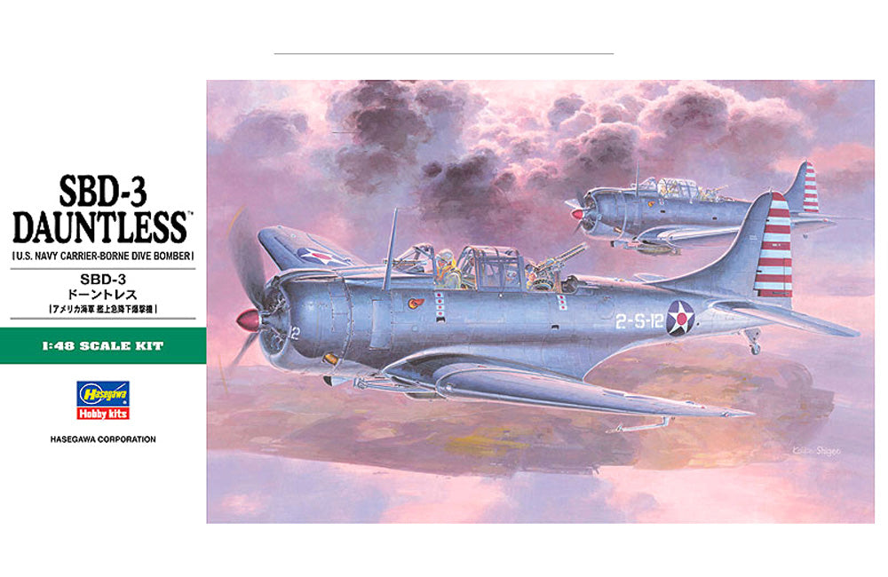 Hasegawa 1:48 Douglas SBD-3 Dauntless US Navy Kit HAJT19