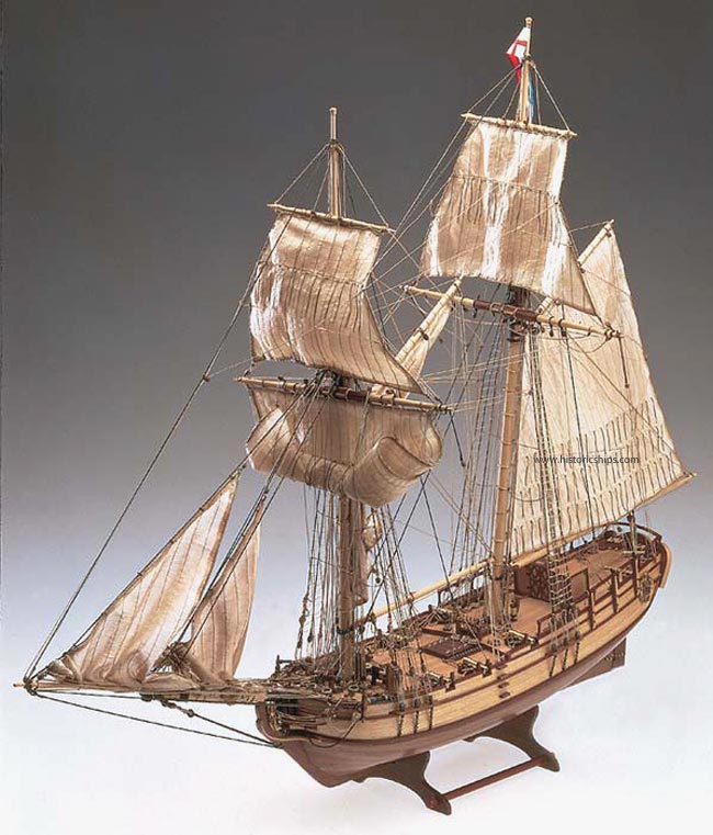 Constructo 1:35 Halifax 1768 New England Wooden Kit (Part Built Hull)