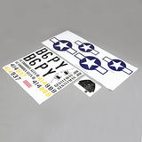 P-51D Mustang 60cc ARF Decals