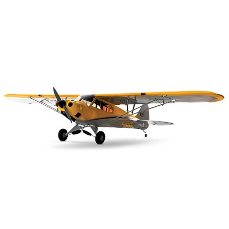 Hangar 9 Carbon Cub 15cc ARF (Bundle With 1/5 Scale Floats & 25% J-3 Cub Pilot)