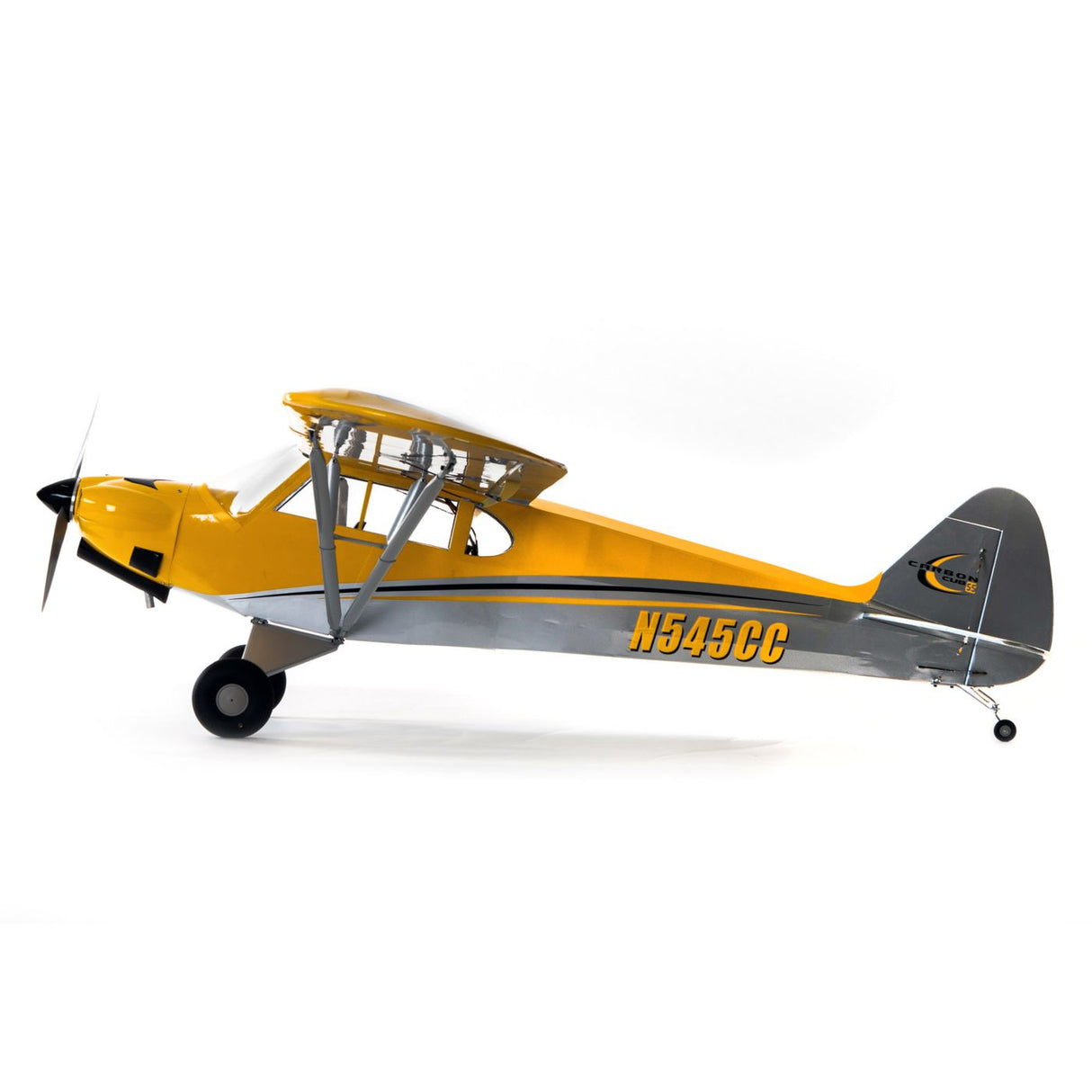 Hangar 9 Carbon Cub 15cc ARF (Bundle With 1/5 Scale Floats & 25% J-3 Cub Pilot)