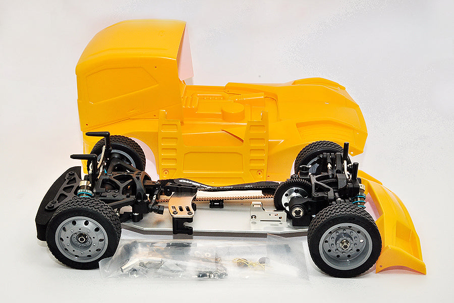 HOBAO HYPER EPX 1/10 CAB TRUCKROLLER W/YELLOW BODY