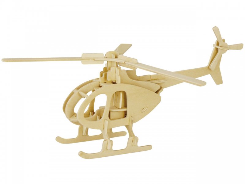 Helicopter (Lasercut Wood Kit)