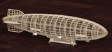 DW Models Hindenburg (Zeppelin) Static Laser Cut Model Kit + Dust Cover