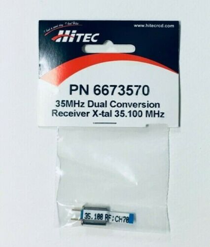 HITEC 35mhz FM Rx Crystal 35.180 (78) Dual Conversion