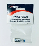 HITEC 35mhz FM Rx Crystal 35.020 (62) Dual Conversion