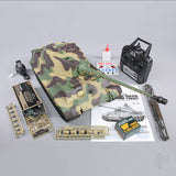 HengLong 1:16 German King Tiger Henschel with Infrared Battle System (2.4GHz + Shooter + Smoke + Sound) HLG3888A-1B