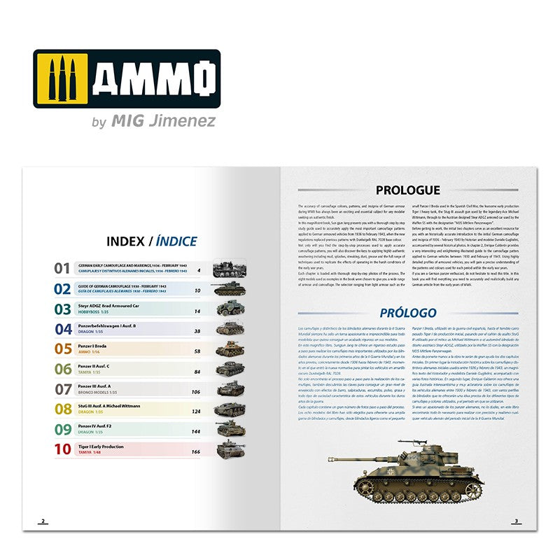 Ammo How to Paint Early WWII German Tanks 1936 - FEB 1943 6037