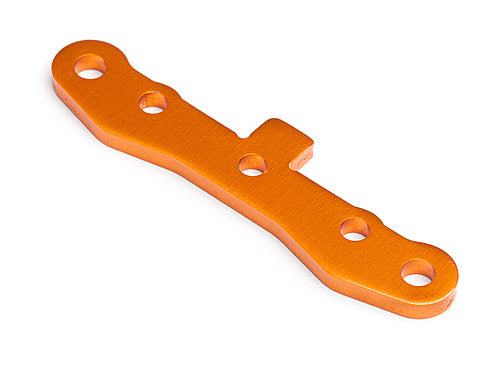 HPI SPARES FRONT SUSPENSION HOLDER 6061 TROPHY (ORANGE) (HPI7)