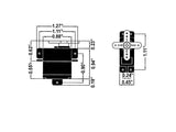 HS-56HB Premium Karbonite Feather Servo  Part No: 33056S