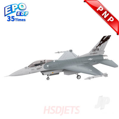 HSD F-16 105mm EDF Foam Jet - Grey Camo (PNP 12S)