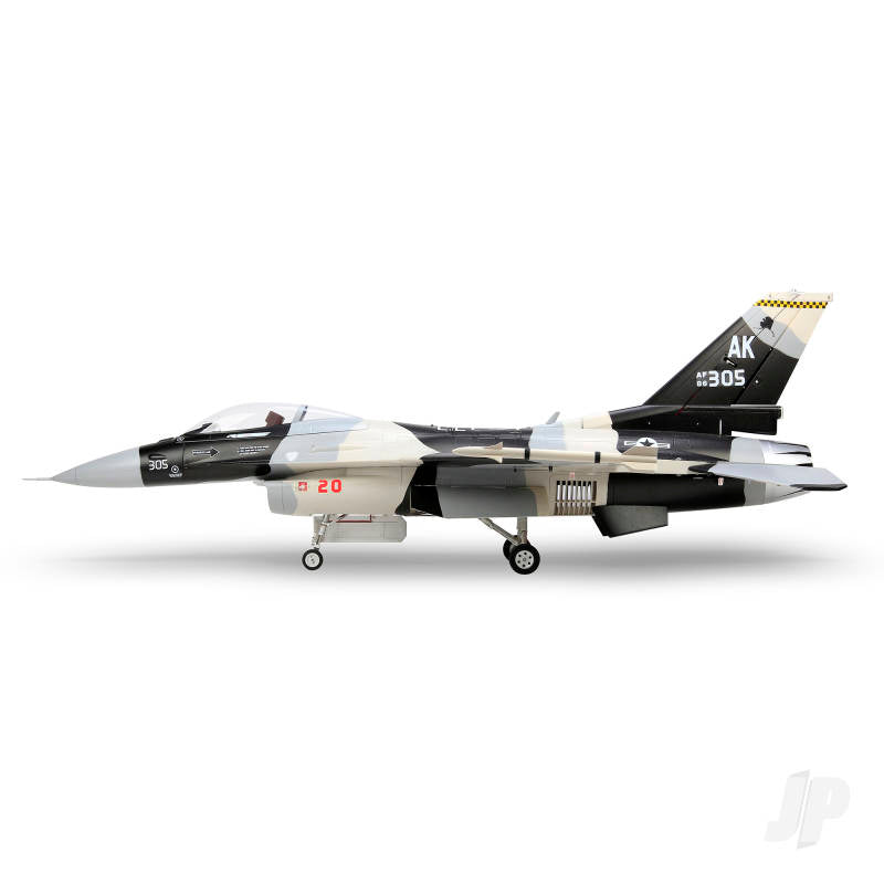 HSD F-16 105mm EDF Foam Jet - Alaska Snow Camo V2 (PNP 12S no turbine included)