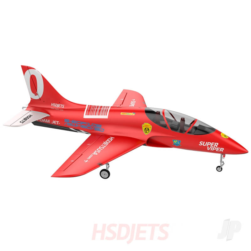 HSD Super Viper 6kg Turbine Foam Jet - Red (PNP + Smoke - no turbine included)