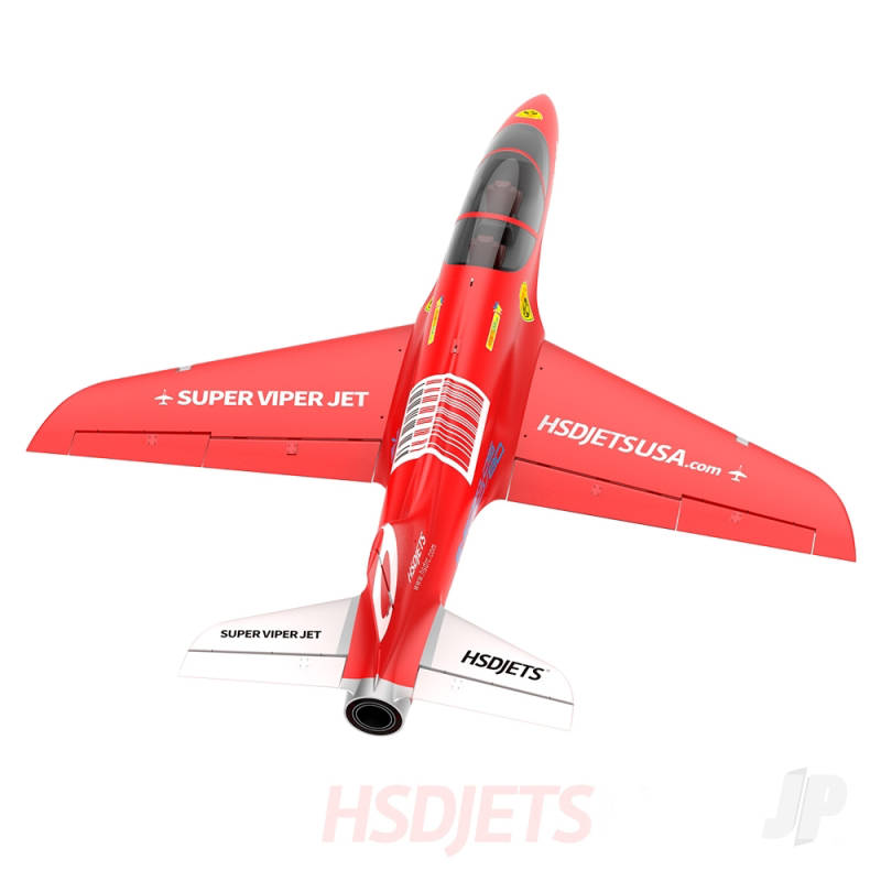 HSD Super Viper 6kg Turbine Foam Jet - Red (PNP + Smoke - no turbine included)