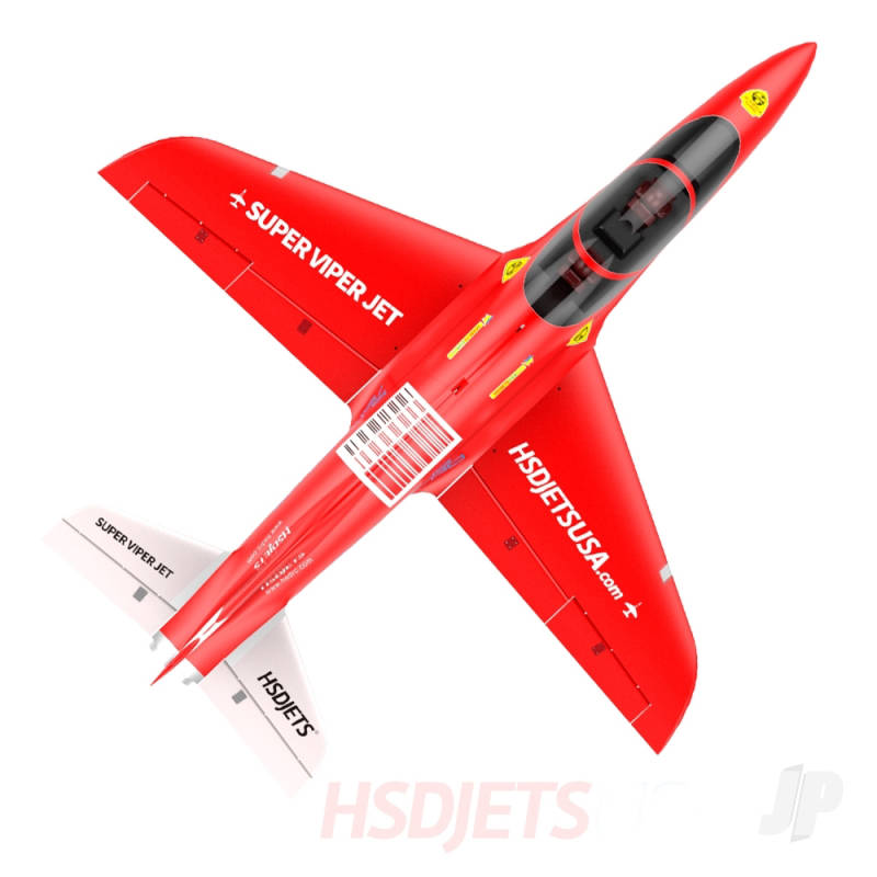 HSD Super Viper 6kg Turbine Foam Jet - Red (PNP + Smoke - no turbine included)