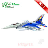 HSD F-16 6kg Turbine Foam Jet - Belgian (Kit)