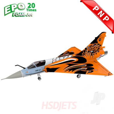 HSD Mirage 2000 8kg Turbine Foam Jet-Tiger (PNP + Smoke - no turbine included)