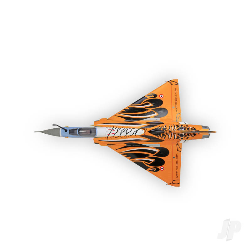 HSD Mirage 2000 8kg Turbine Foam Jet - Tiger (Kit + Vector)