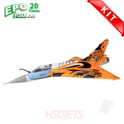 HSD Mirage 2000 8kg Turbine Foam Jet - Tiger (Kit + Vector)