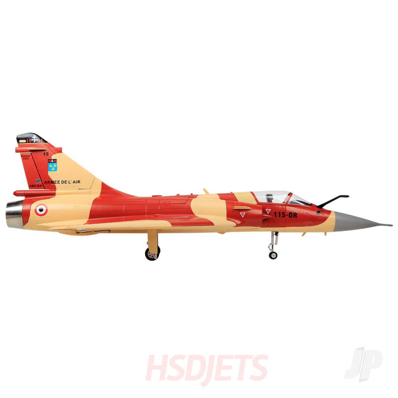 HSD Mirage 2000 8kg Turbine Foam Jet - Desert Rat (PNP + Vector - no turbine included)