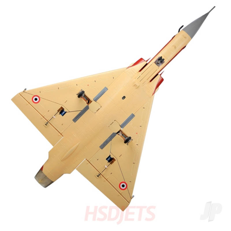 HSD Mirage 2000 8kg Turbine Foam Jet - Desert Rat (Kit + Vector)