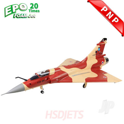 HSD Mirage 2000 8kg Turbine Foam Jet - Desert Rat (Kit + Vector)