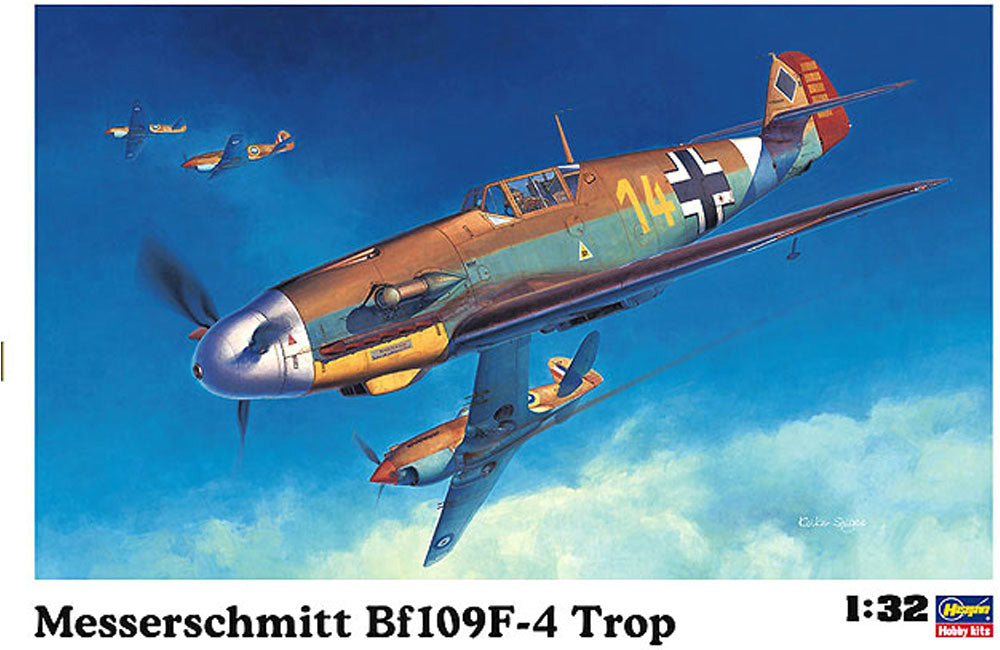 Hasegawa 1/32 Messerschmitt BF109F-4 Trop Kit HST31