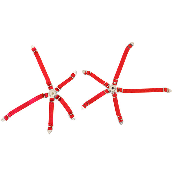 HobbyTech Safety belts set - red - 2 pcs