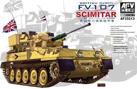 British CVR(T) FV 107 Scimitar 1:35 AFV CLUB