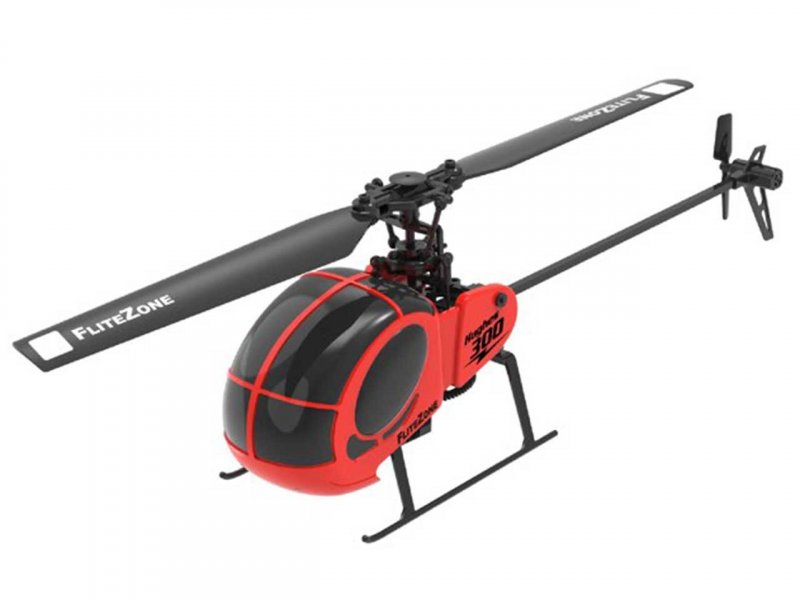 FliteZone Hughes 300 Ready to Fly - Red