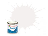 Humbrol 50ml Matt White enamel paint # 34