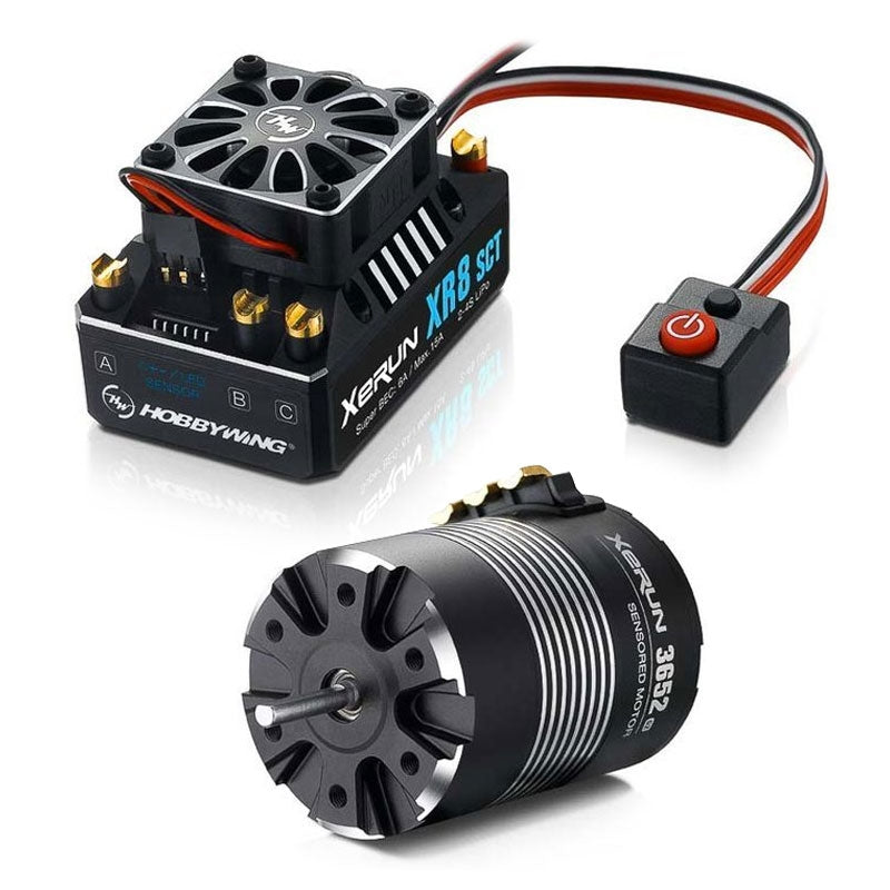 HOBBYWING COMBO (A) XR8-SCTESC & 3652SD D3.175 5100 MOTOR