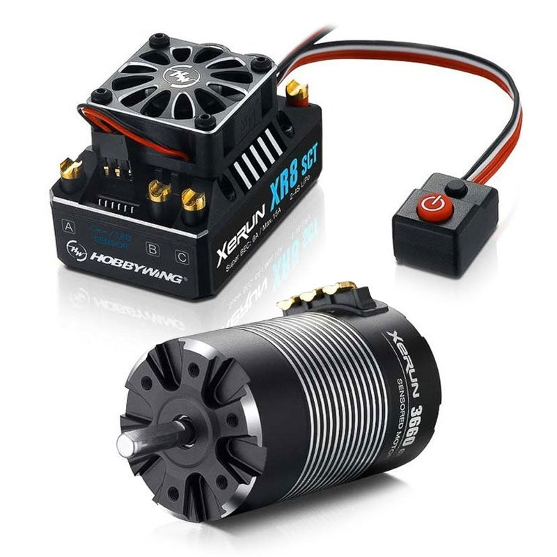 HOBBYWING COMBO (A) XR8-SCTESC & 3660SD D5.00 4300 MOTOR