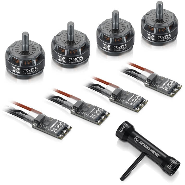 HOBBYWING FPV POWER SYSTEM E(XROTOR 30A DSHOT ESC/2300KV)