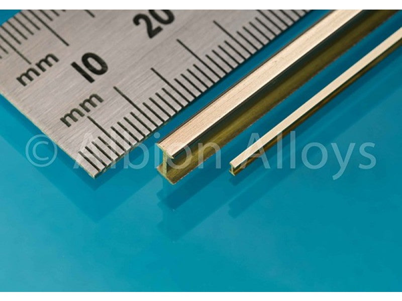 Brass I Beam 6 x 3 mm (BAS)