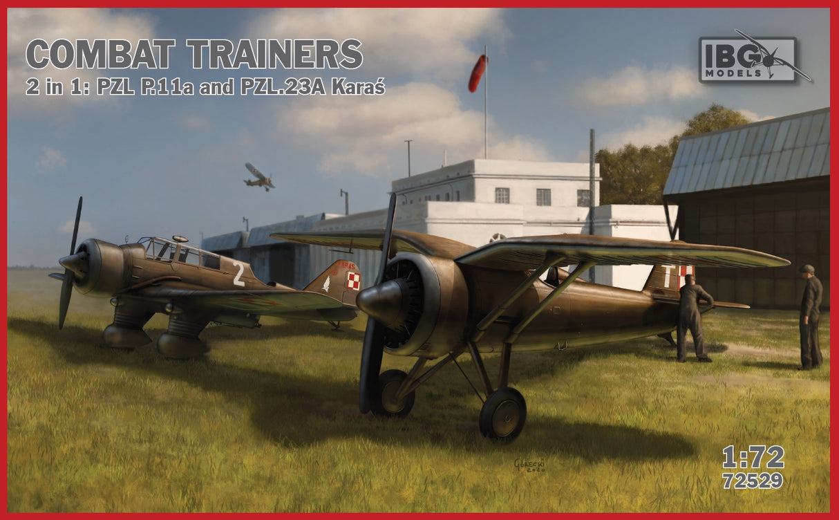 IBG Models Polish Combat Trainers 2 in 1 PZL P11a and PZL23A Karas 72529