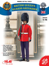 ICM 1/16 British Queens Guards Grenadier (100% new moulds)