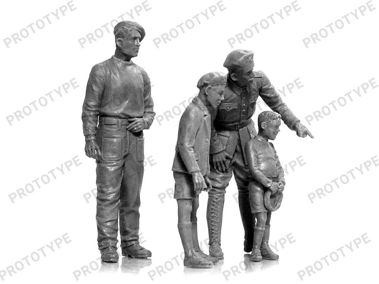 ICM 1/35 WWII French Tank Crew 35647