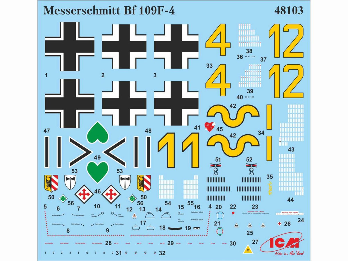 ICM 1/48 WWII Luftwaffe Air-field Diorama Set DS4801