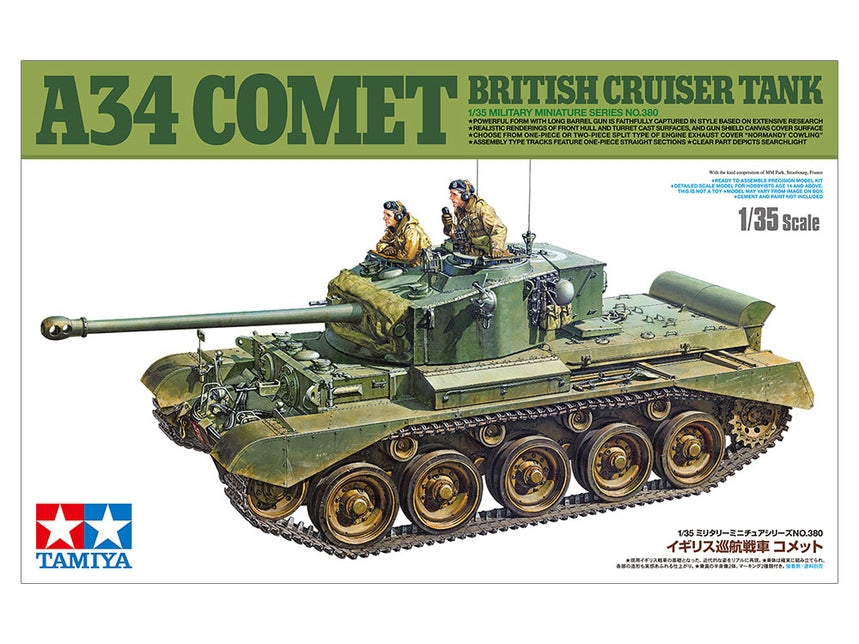 Tamiya 1/35 BRITISH CRUISER TANK A34 COMET Kit