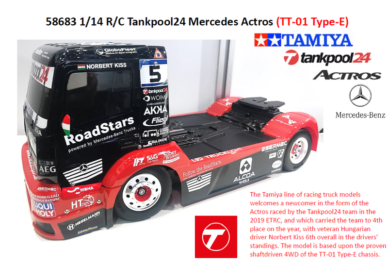 Tamiya Mercedes Tankpool 24 MP4 Racing Truck TT-01E Kit