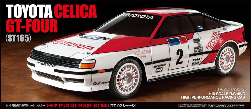 Tamiya 1/10 CELICA GT FOUR ST165 TT-02 KIT